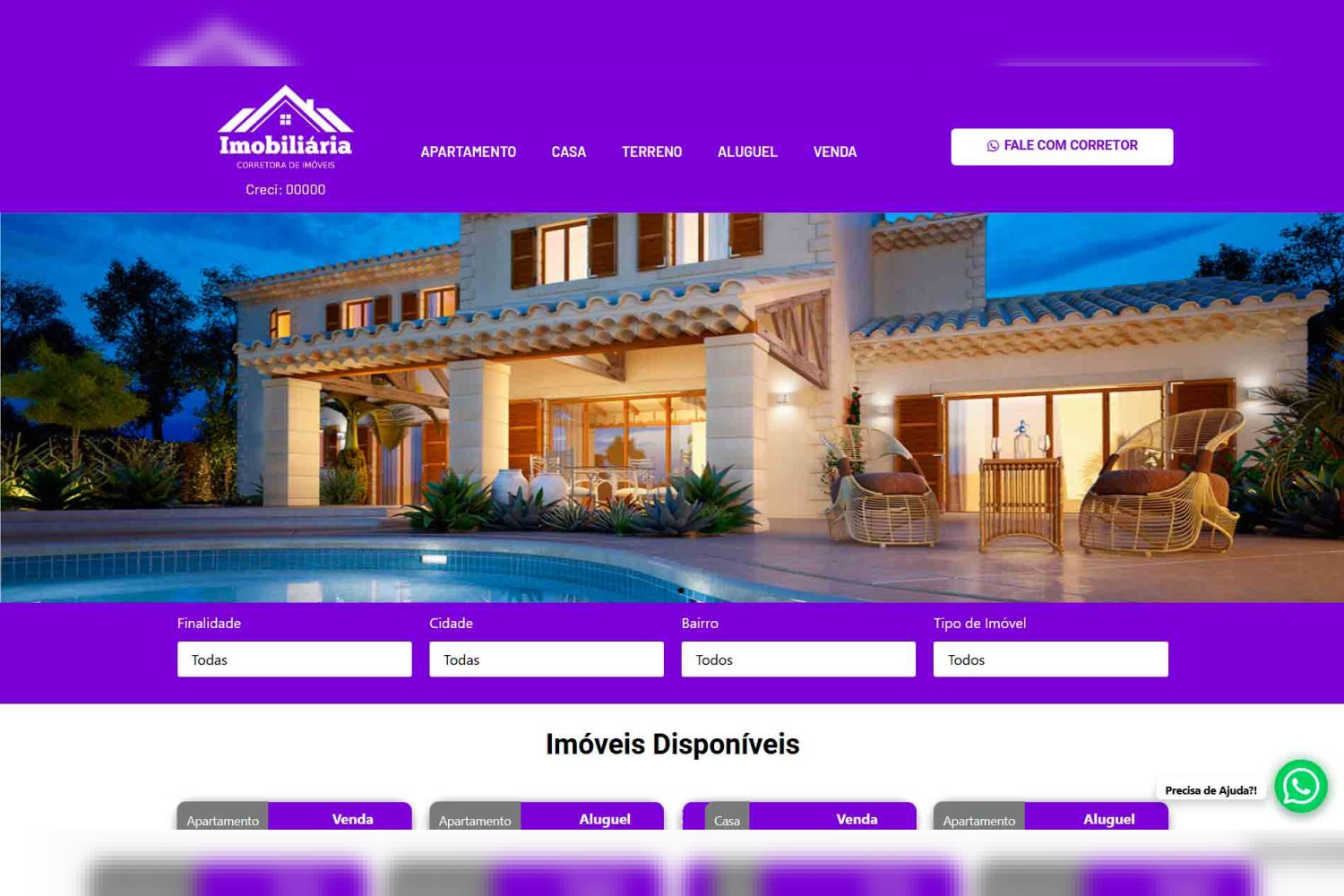 Imobiliária a sua Corretora