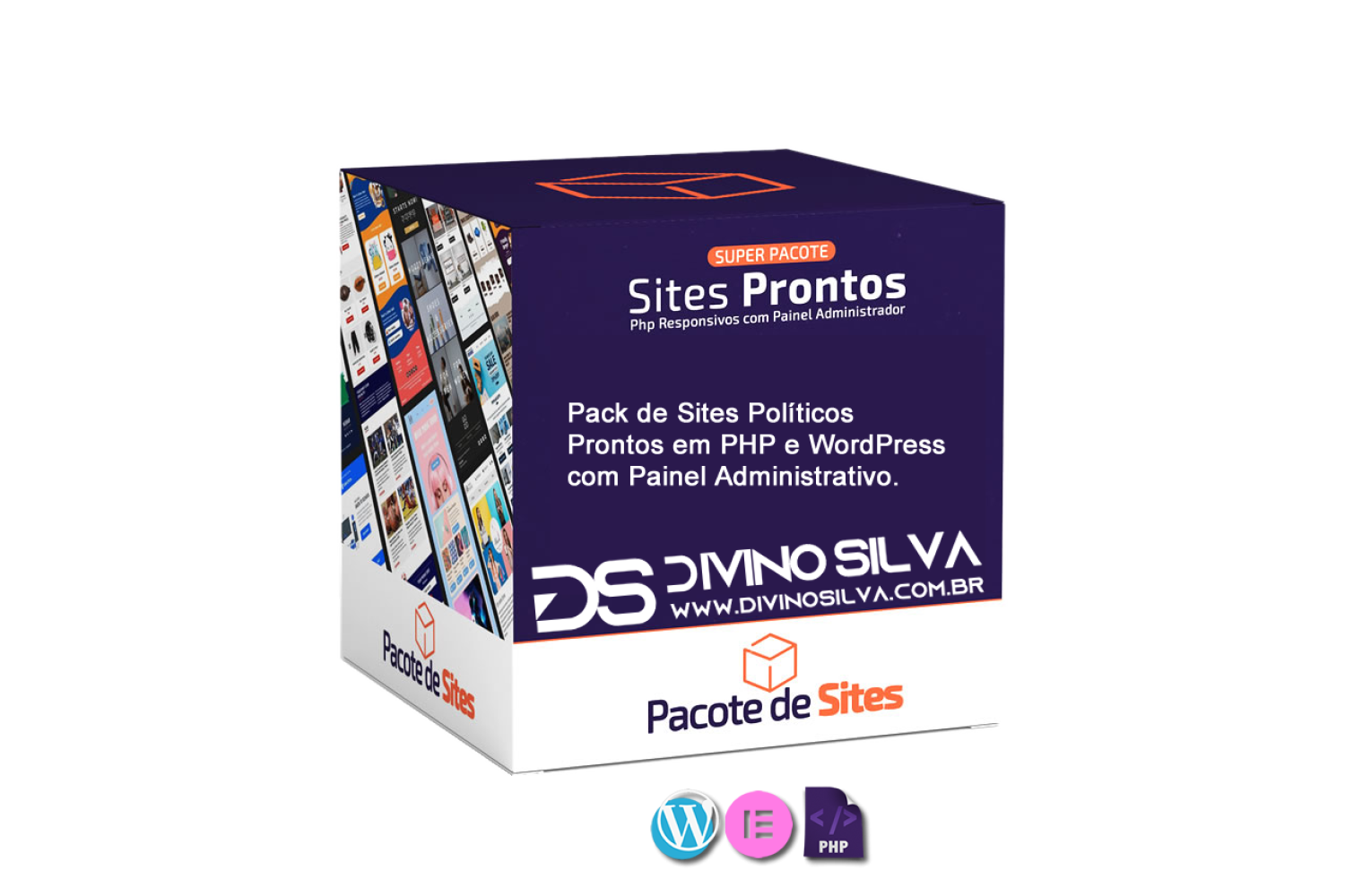 Pack de Sites Políticos Prontos em PHP e WordPress com Painel Administrativo