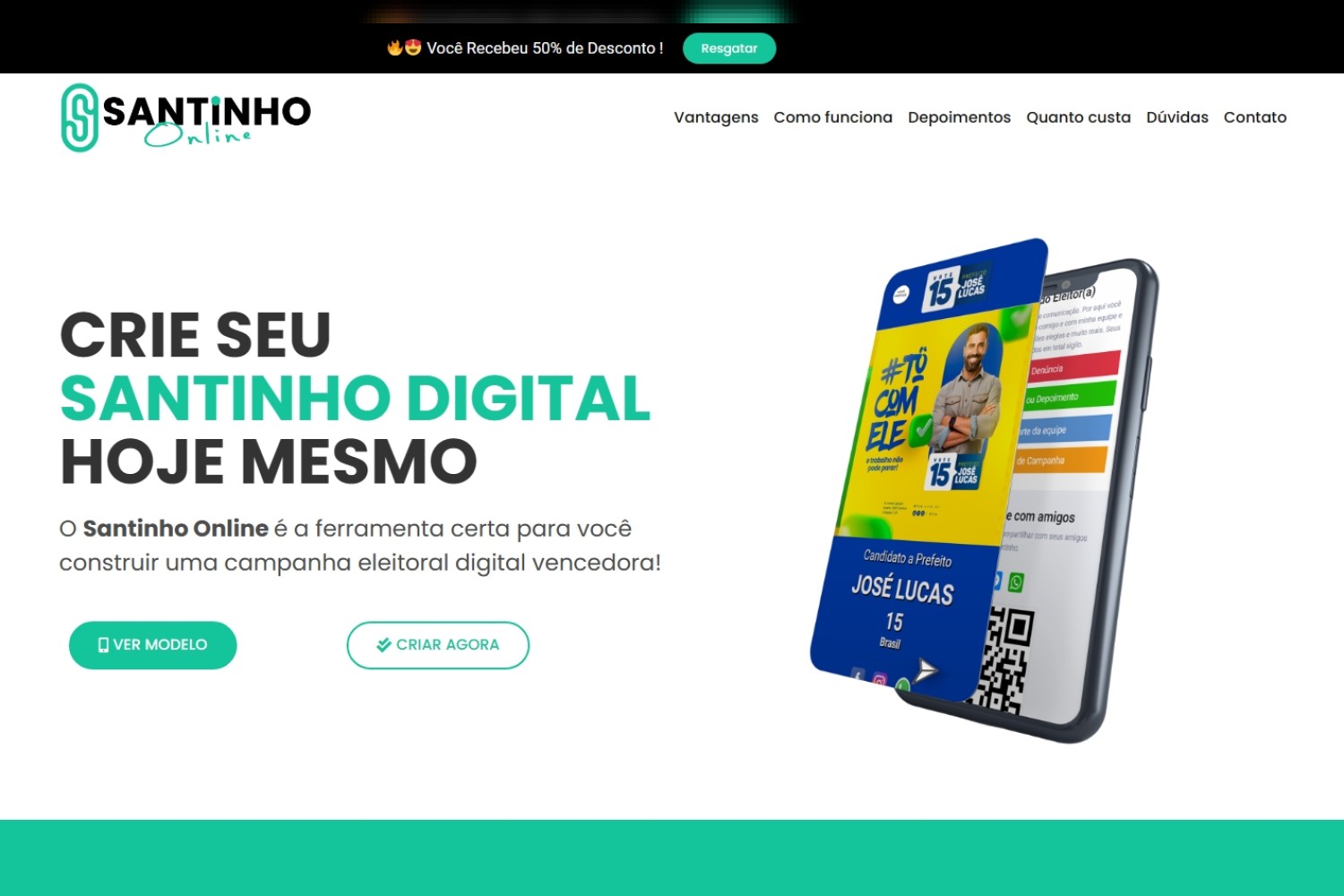 Script Santinho Digital Web (PHP/SAAS)