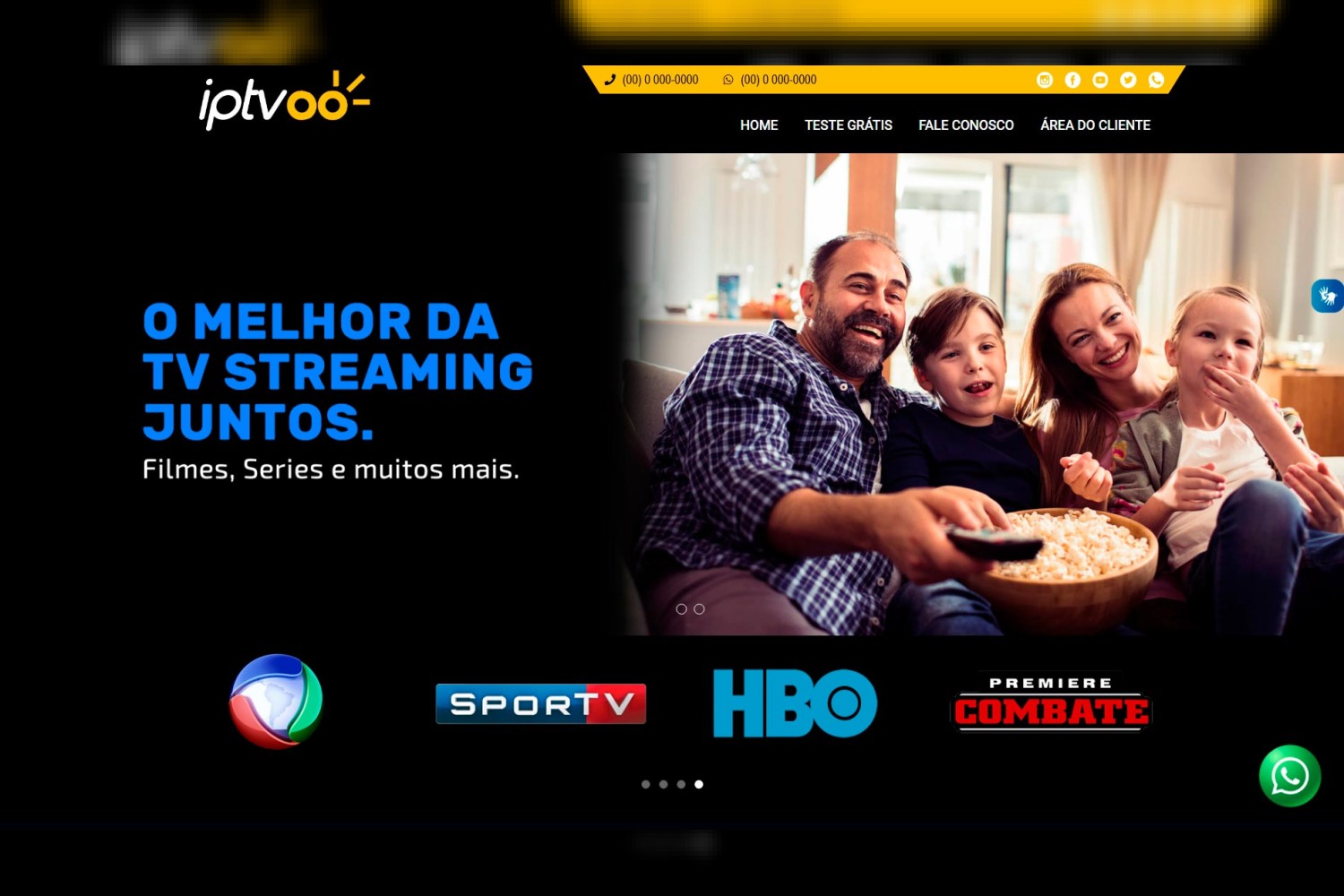 SCRIPT SITE PRONTO PARA IPTV EM PHP