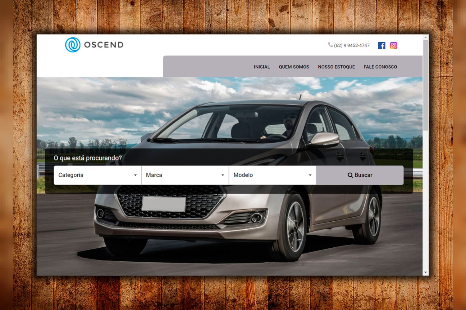 Site Admin para Garagem de Carros Responsivo