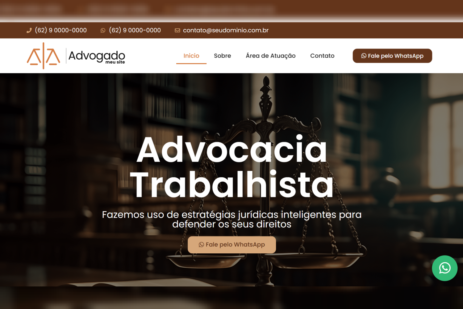 Site Completo Para Advogados Elementor + WordPress