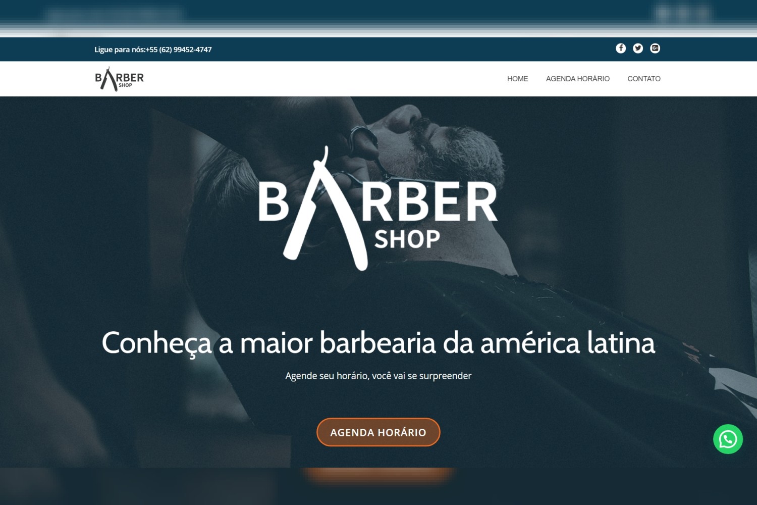 Site de Barbearia WP