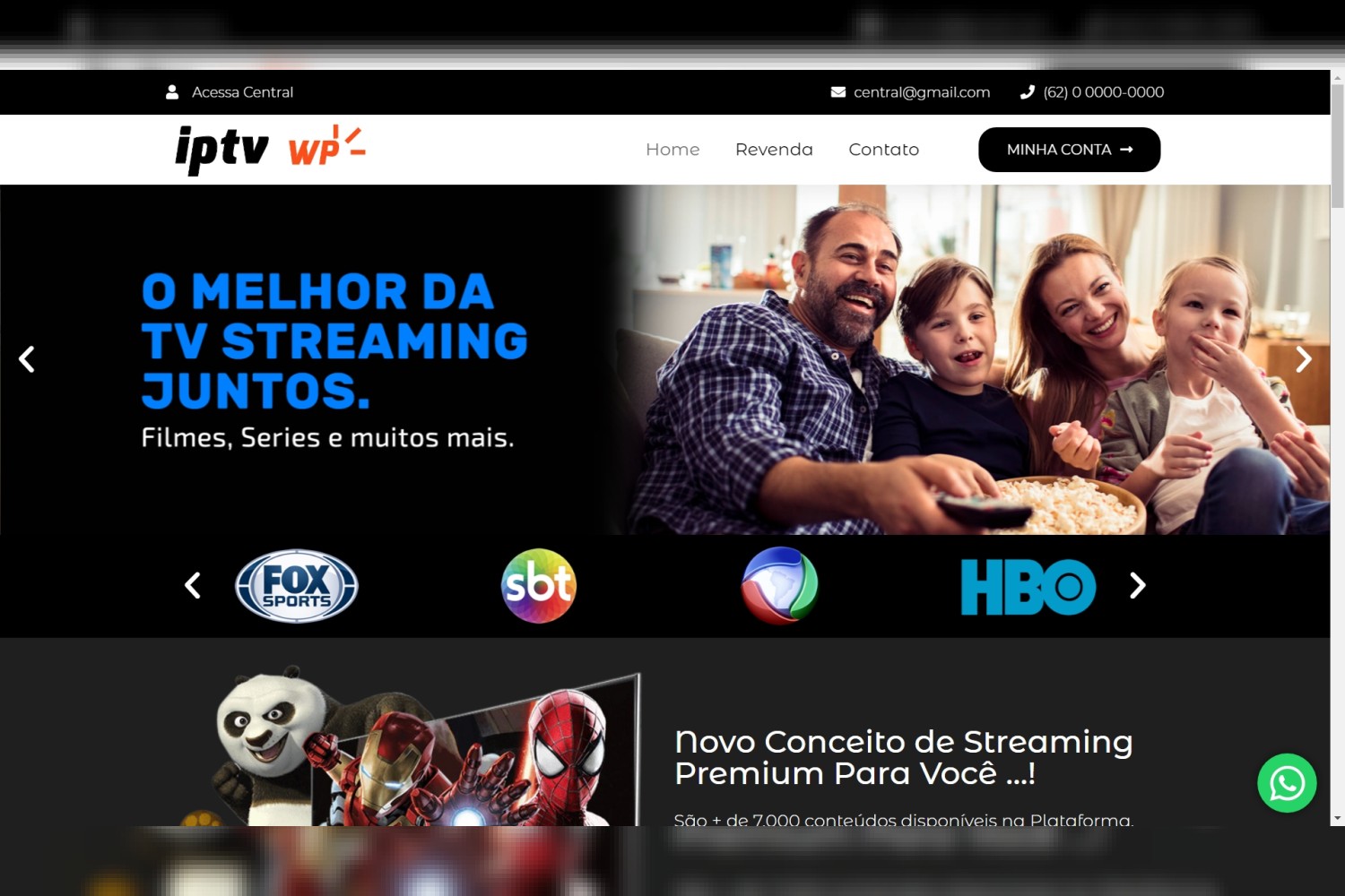 Site em WordPress e Elementor