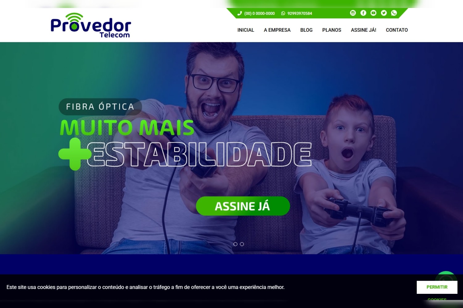 Site para Provedores de Internet em PHP