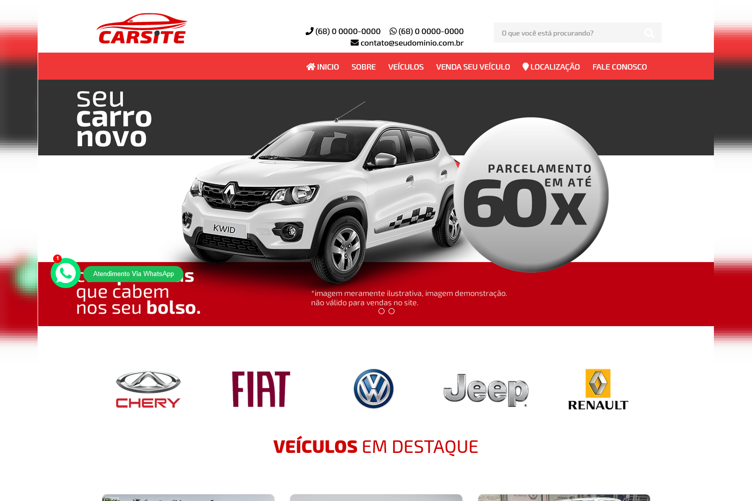 Site para Venda de Veículos em PHP